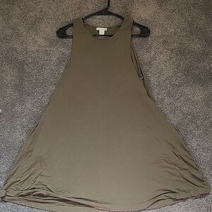 H&M Green Sleeveless Dress